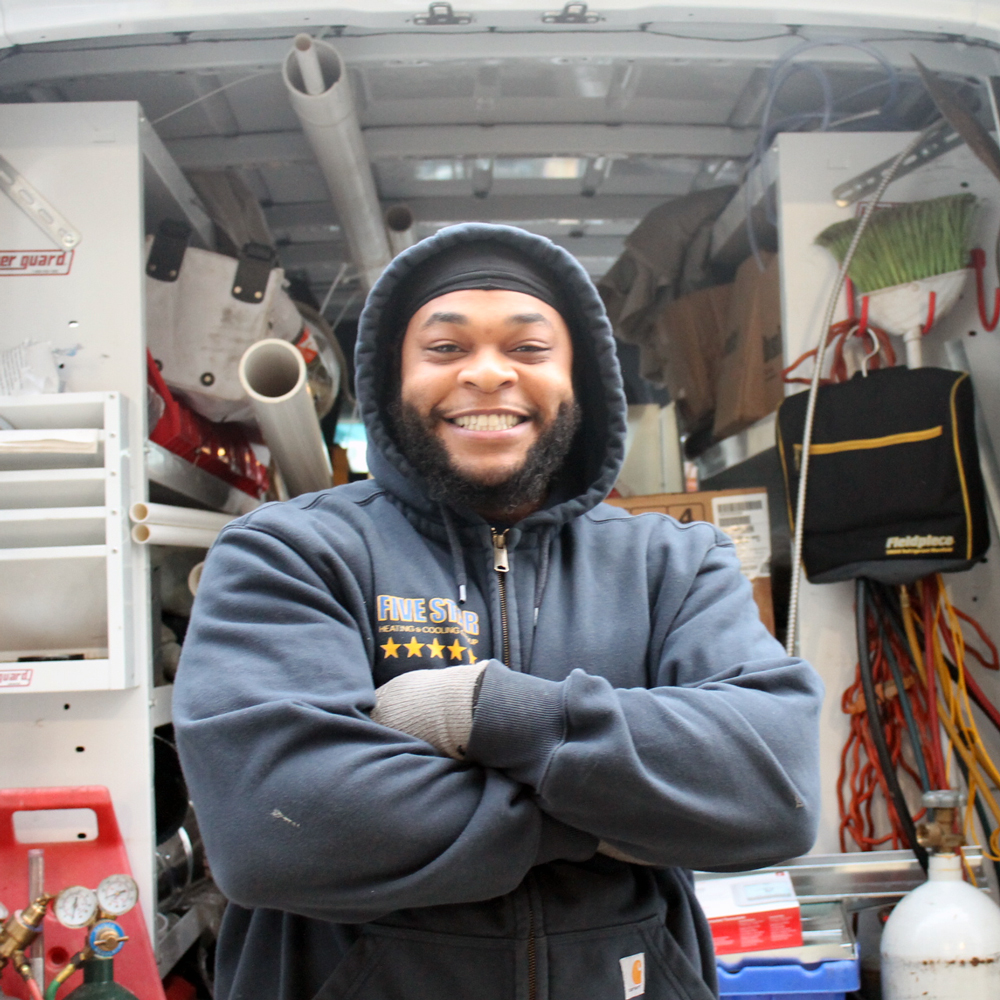 Employee Stocking Truck